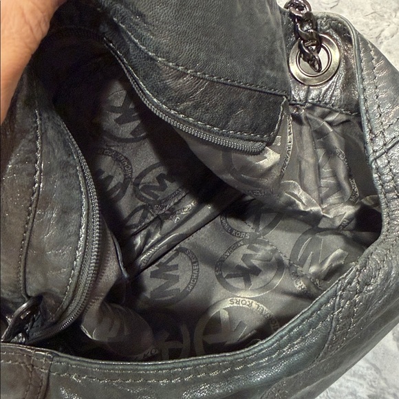 Michael Kors Metallic Hobo Bag - Picture 6 of 8